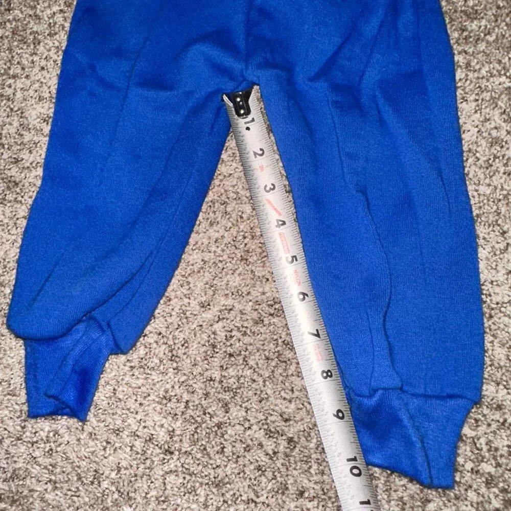 NWT Vintage Teddy Bears Actionwear Sweatsuit Set sz 2 2T 24 months BLUE FLOWERS